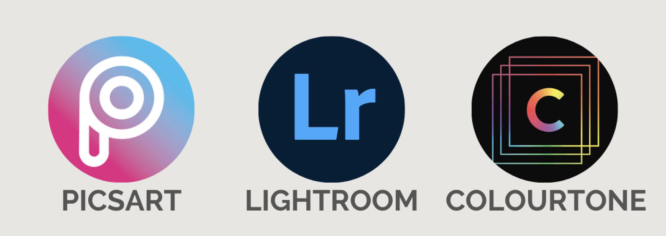 app gratuitas para editar fotos picsart Lightroom colourtune